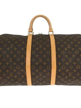 Louis Vuitton Monogram Keepall 55 Travel Handbag